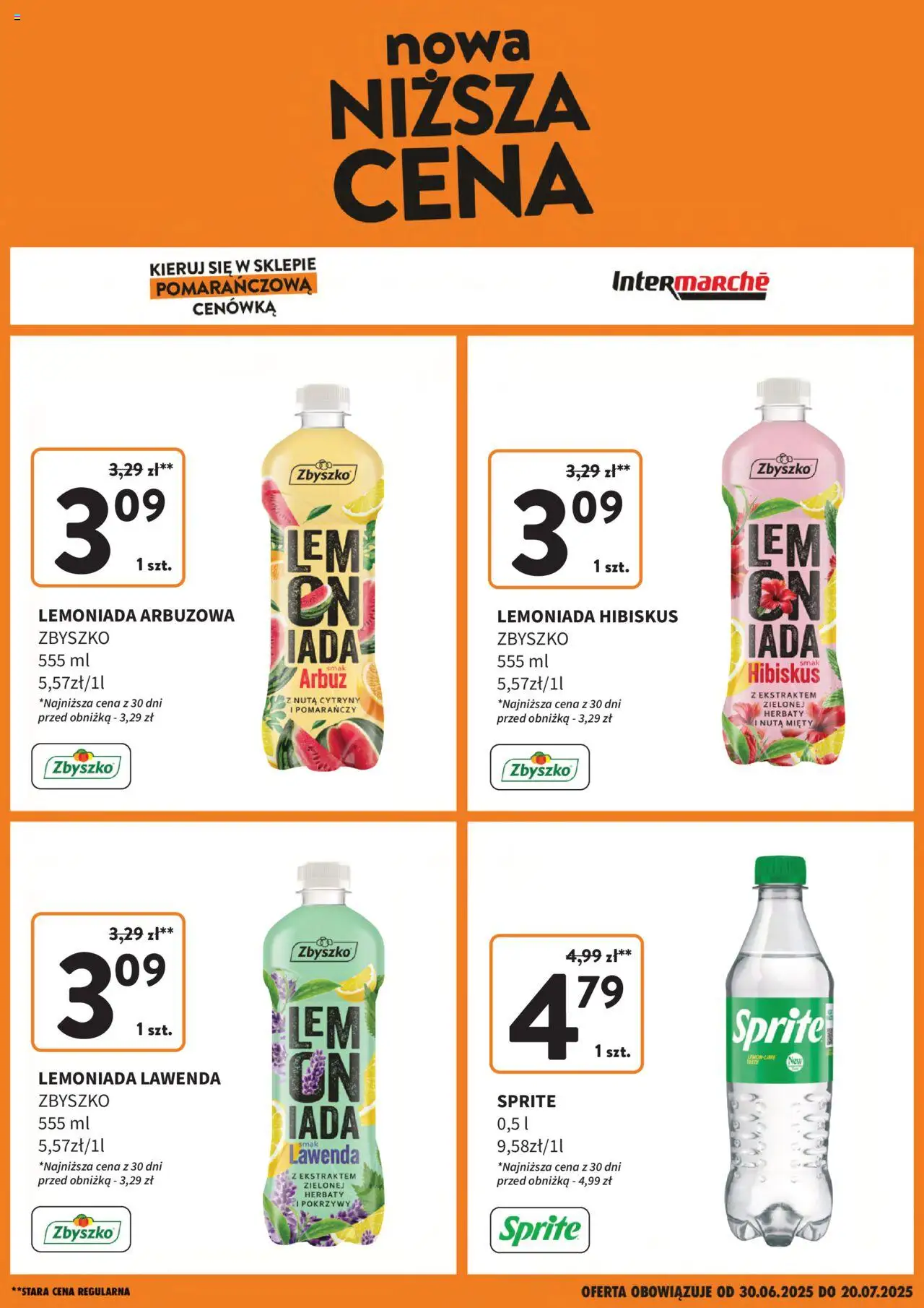 Intermarche Gazetka - Nowa niższa cena - strona 1- ważny od 30.06.2025