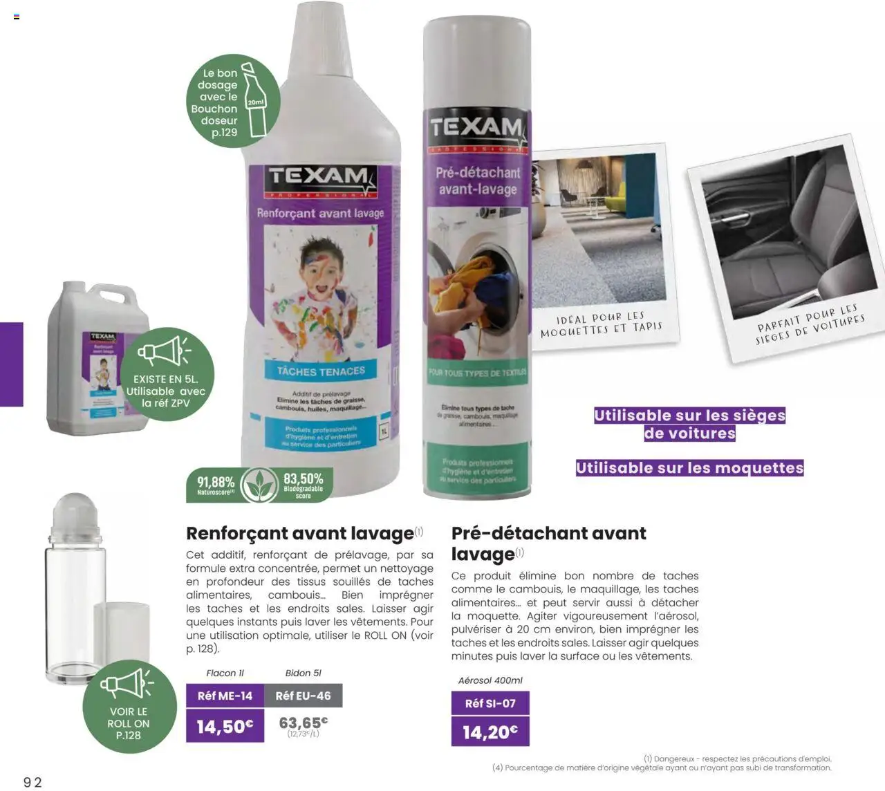 Texam catalogue - page 92 - valable à partir du 01/02/2025