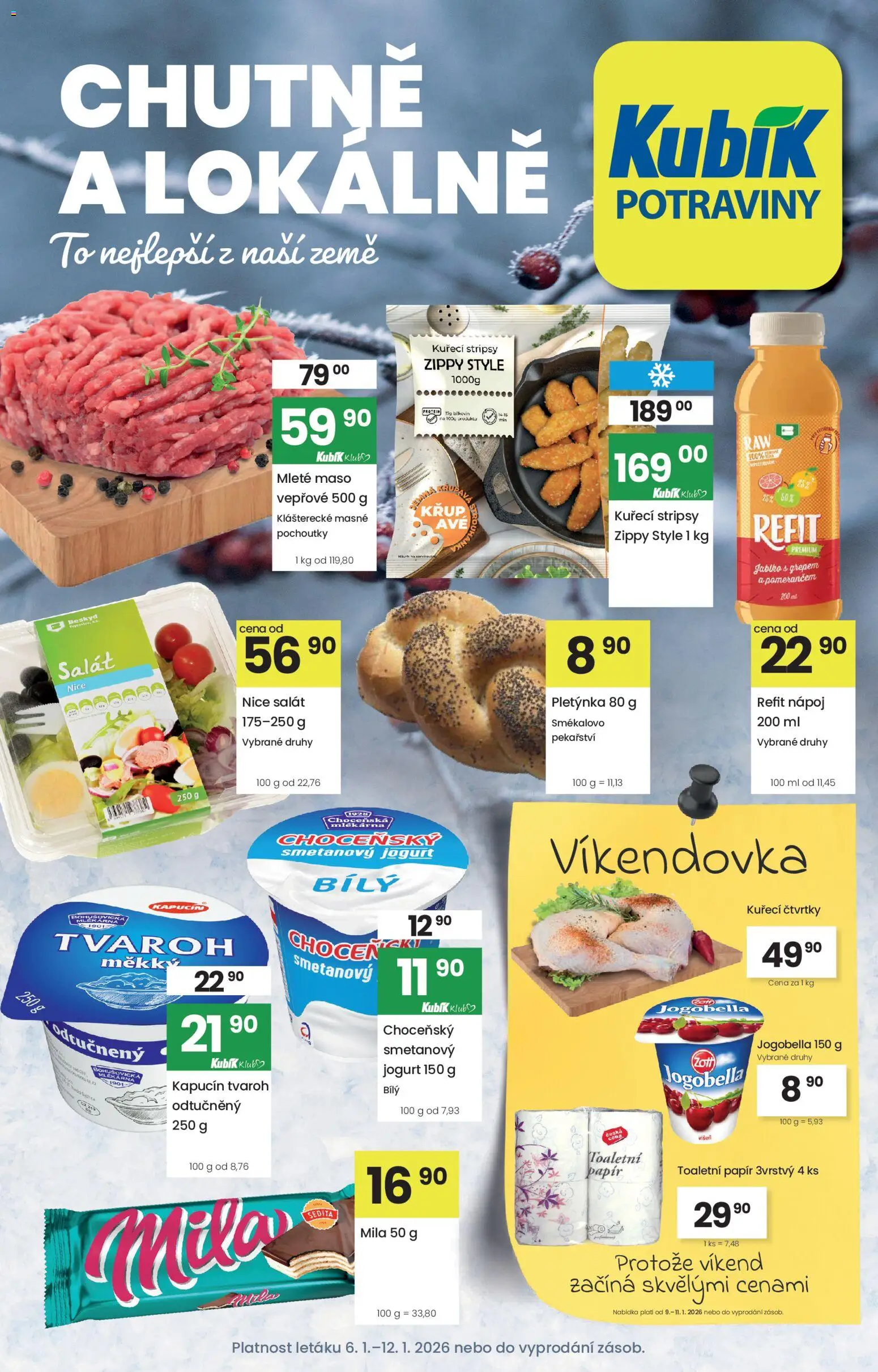 Kubík leták - strana 1- platný od 06.01.2026