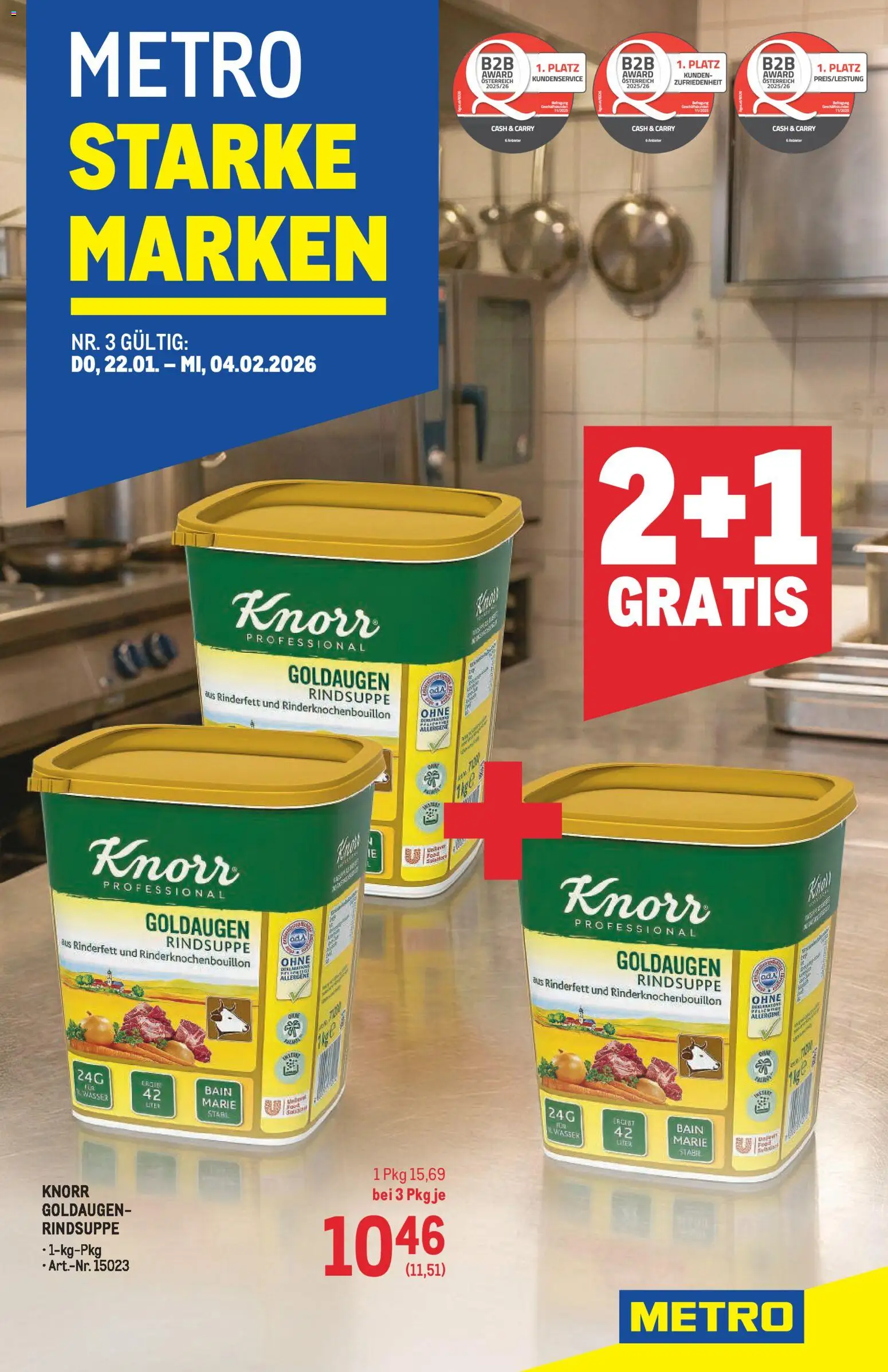 Metro Starke Marken - Seite 1- gültig ab 22.01.2026