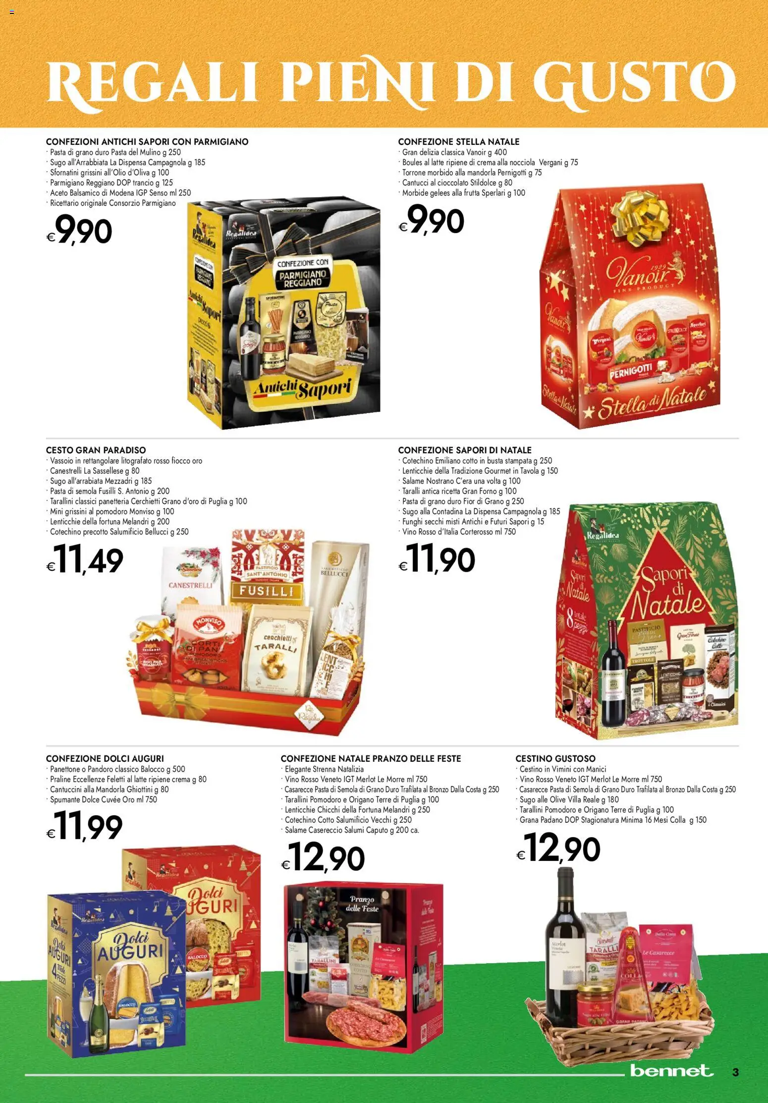 bennet Regali di Gusto catalogo - pagina 3 - valido dal 20/11/2025