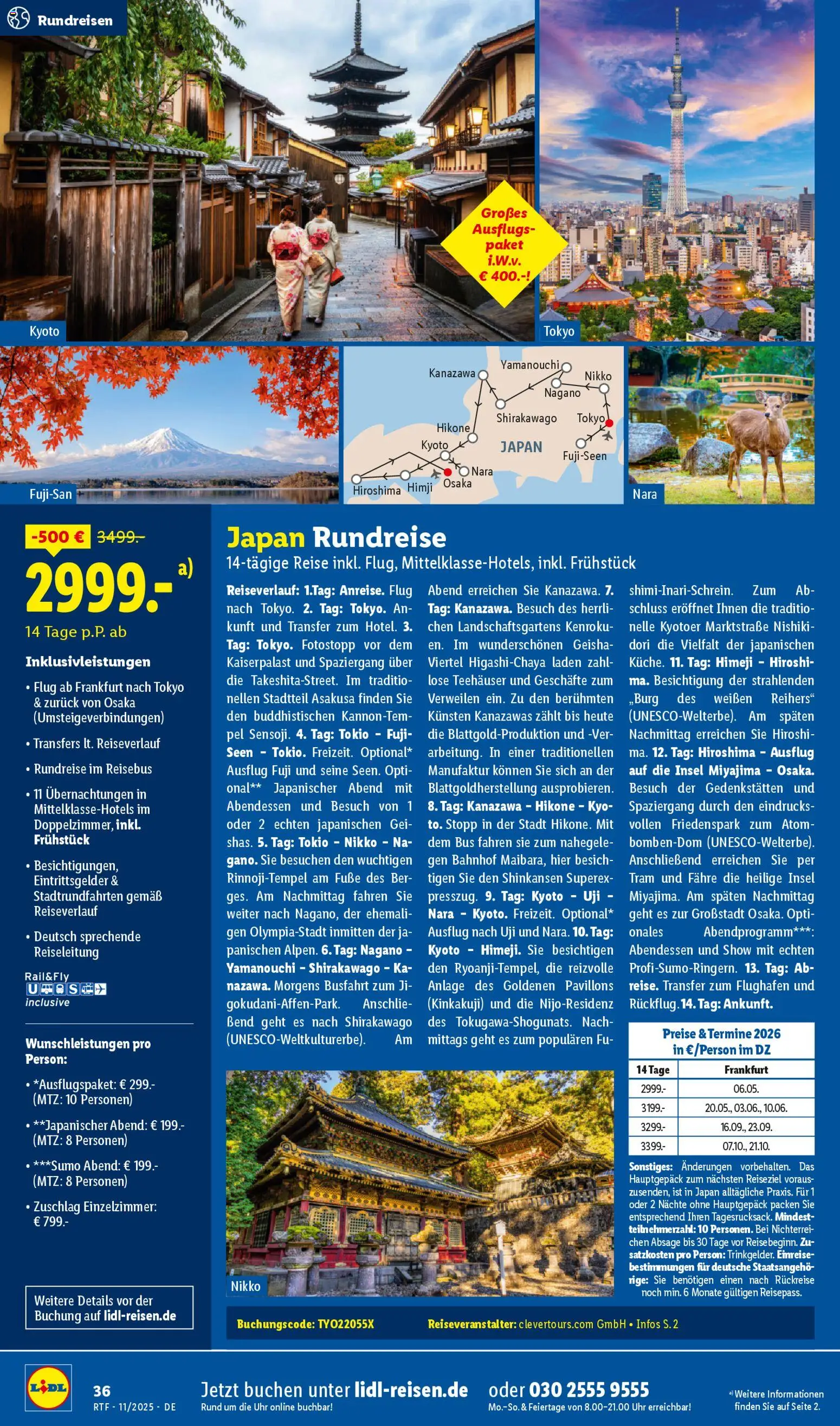Lidl Reisen - Black Friday - Seite 36 - gültig ab 12.11.2025