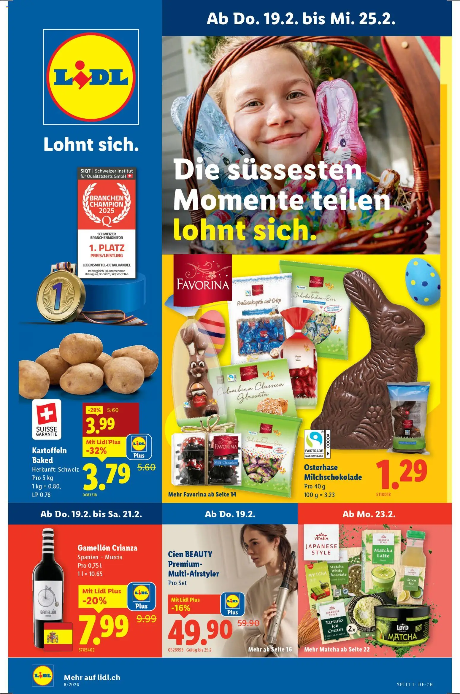 Lidl Aktionen - Seite 1- gültig ab 19.02.2026