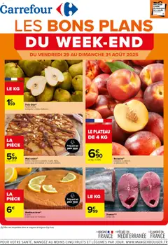 Aperçu Carrefour catalogue les bons plans du week-end valable à partir du 29/08/2025
