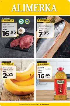 Vista previa del folleto Alimerka folleto Asturias válido desde 01/09/2025