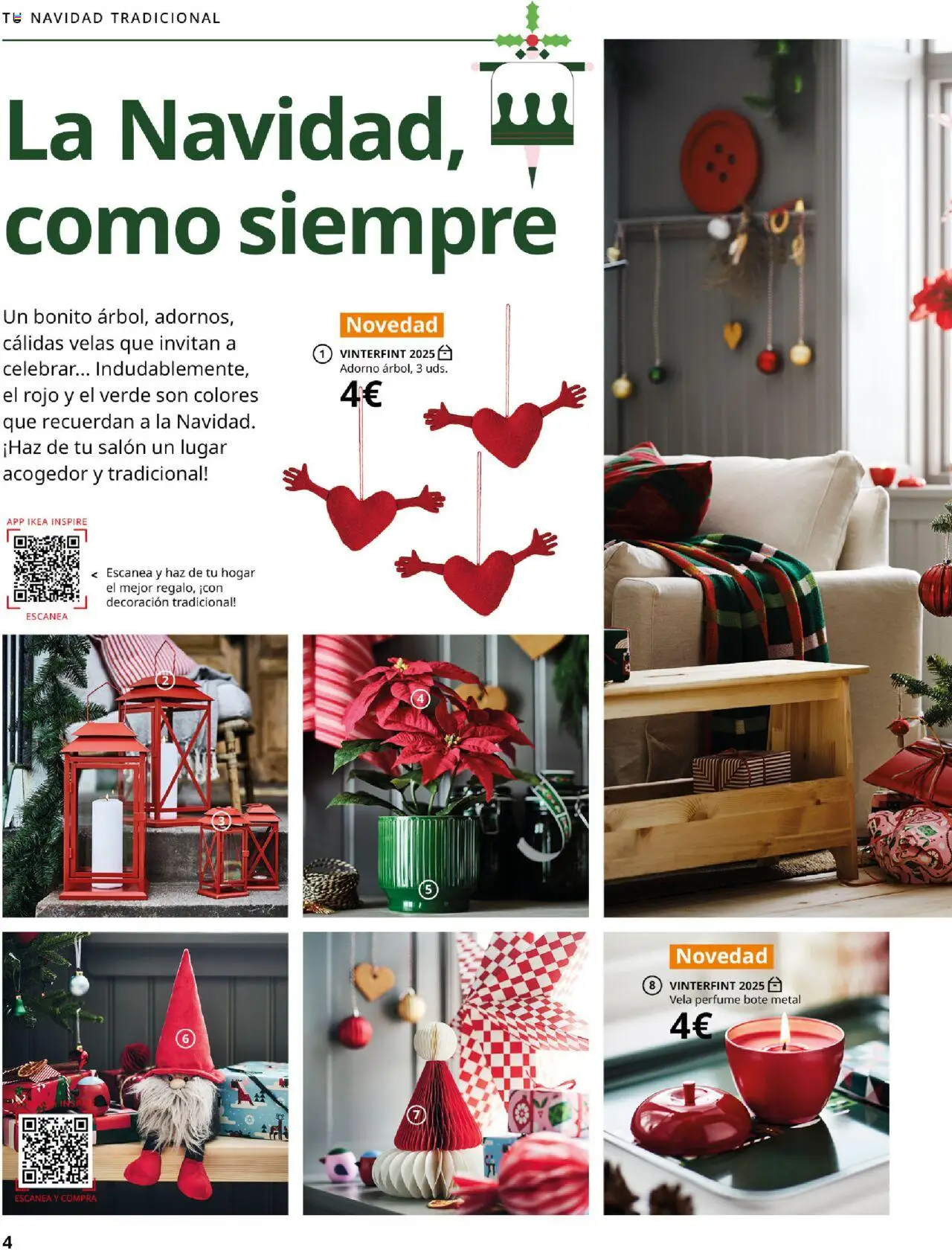 Catálogo IKEA Brochure de navidad - Página de 4 - Válido desde 01/10/2025