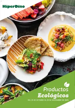 Vista previa del folleto HiperDino - Ofertas en productos ecológicos válido desde 23/10/2025