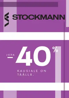 Esikatselu Stockmann tarjoukset voimassa alkaen 11/08/2025