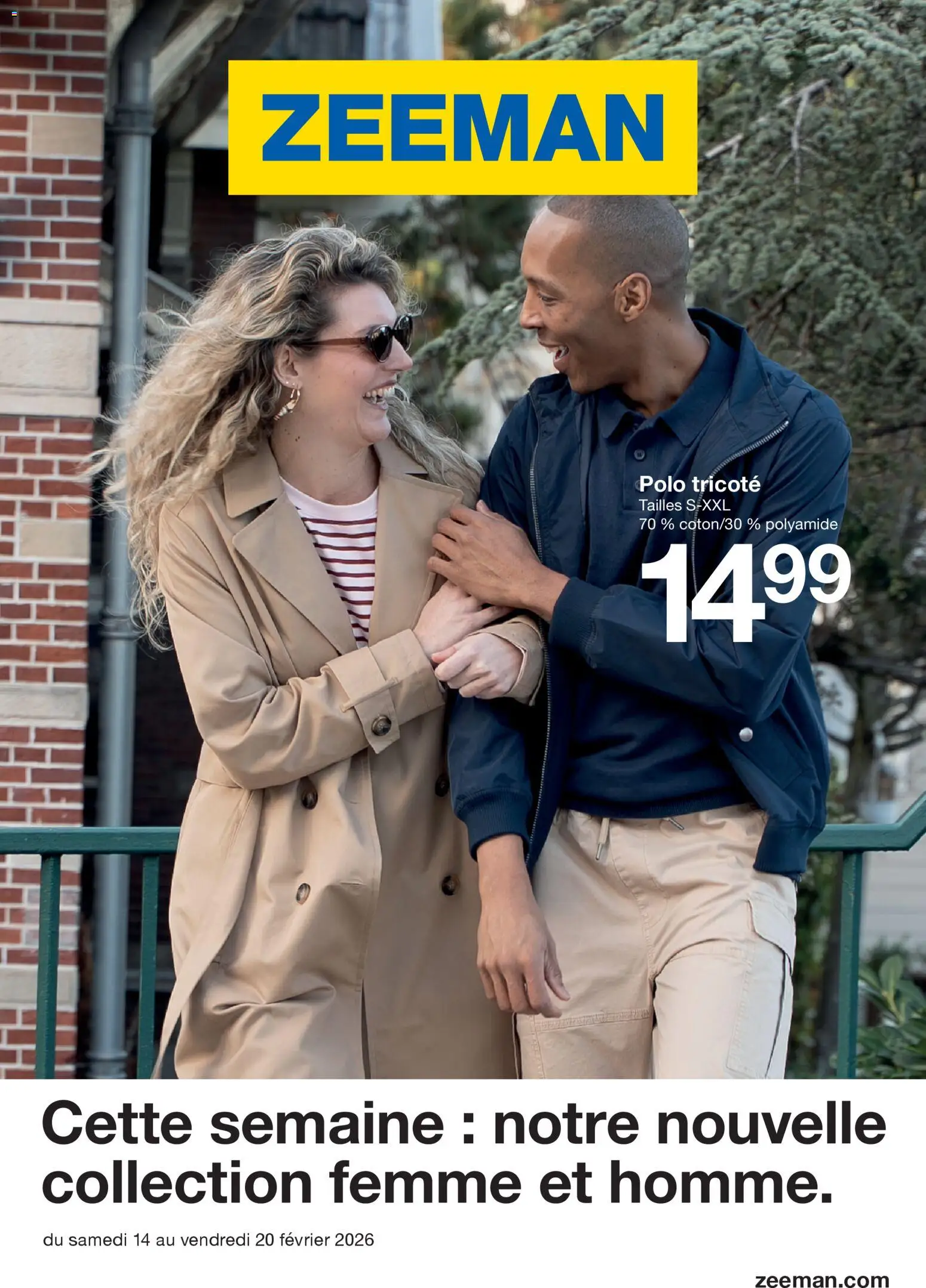 Zeeman catalogue Hiver - page 1 - valable à partir du 14/02/2026
