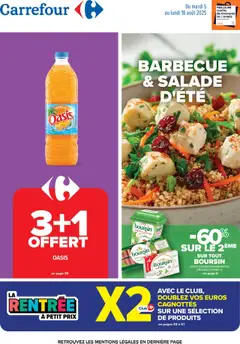 Aperçu Carrefour catalogue barbecue & salade d'été valable à partir du 05/08/2025
