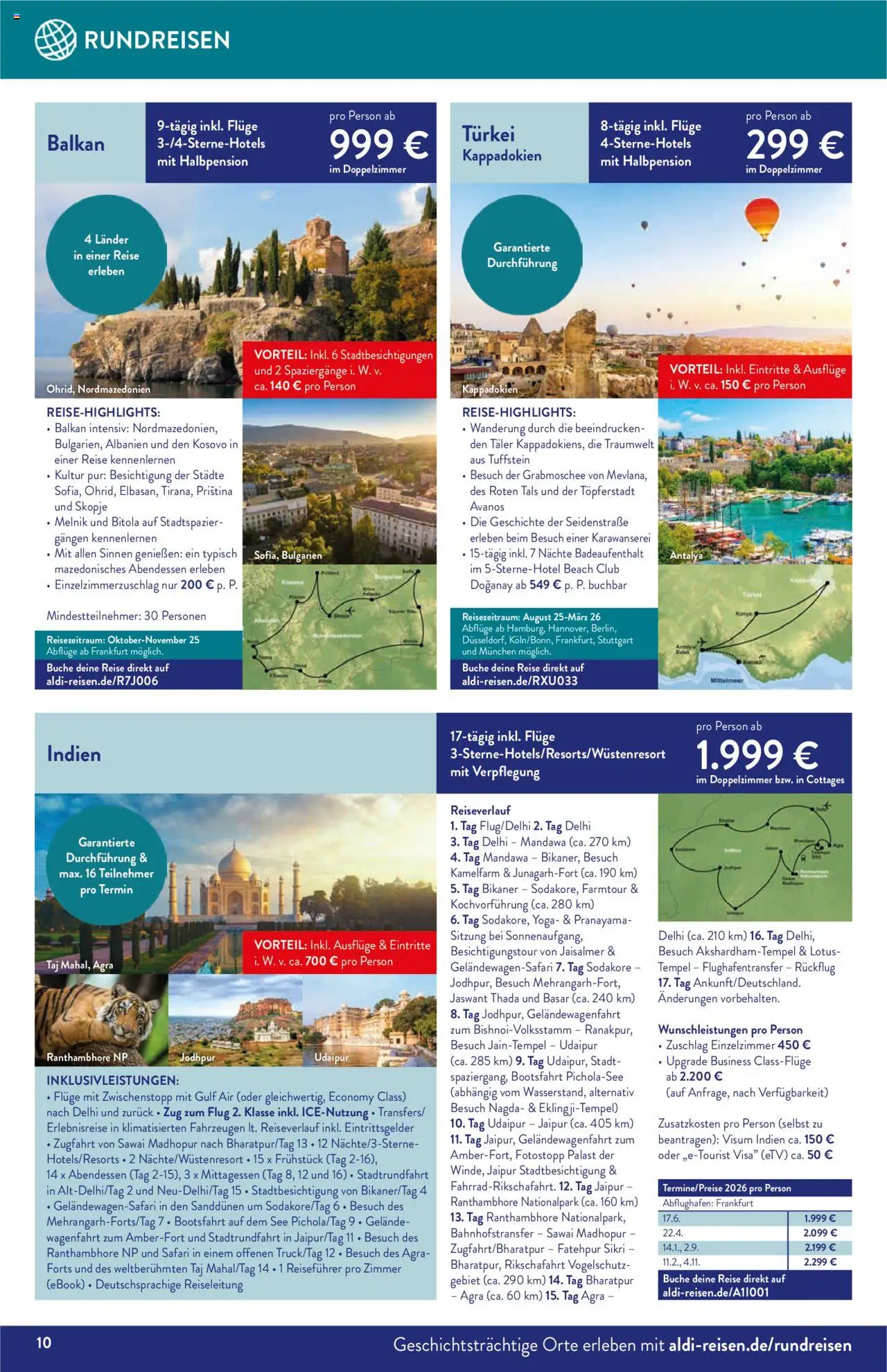 Aldi Reisen Reise-Highlights - Seite 10 - gültig ab 01.07.2025