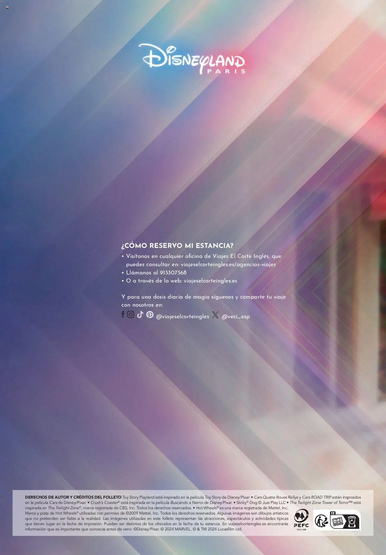 Viajes El Corte Inglés - Disneyland Paris 2025 2026 - Página de 58 - Válido desde 01/04/2025