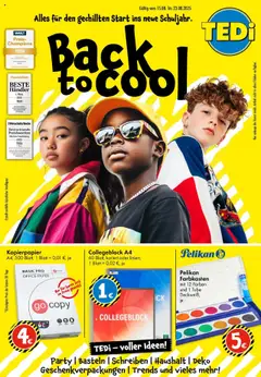 Vorschau TEDi Prospekt Back to school gültig ab 15.08.2025