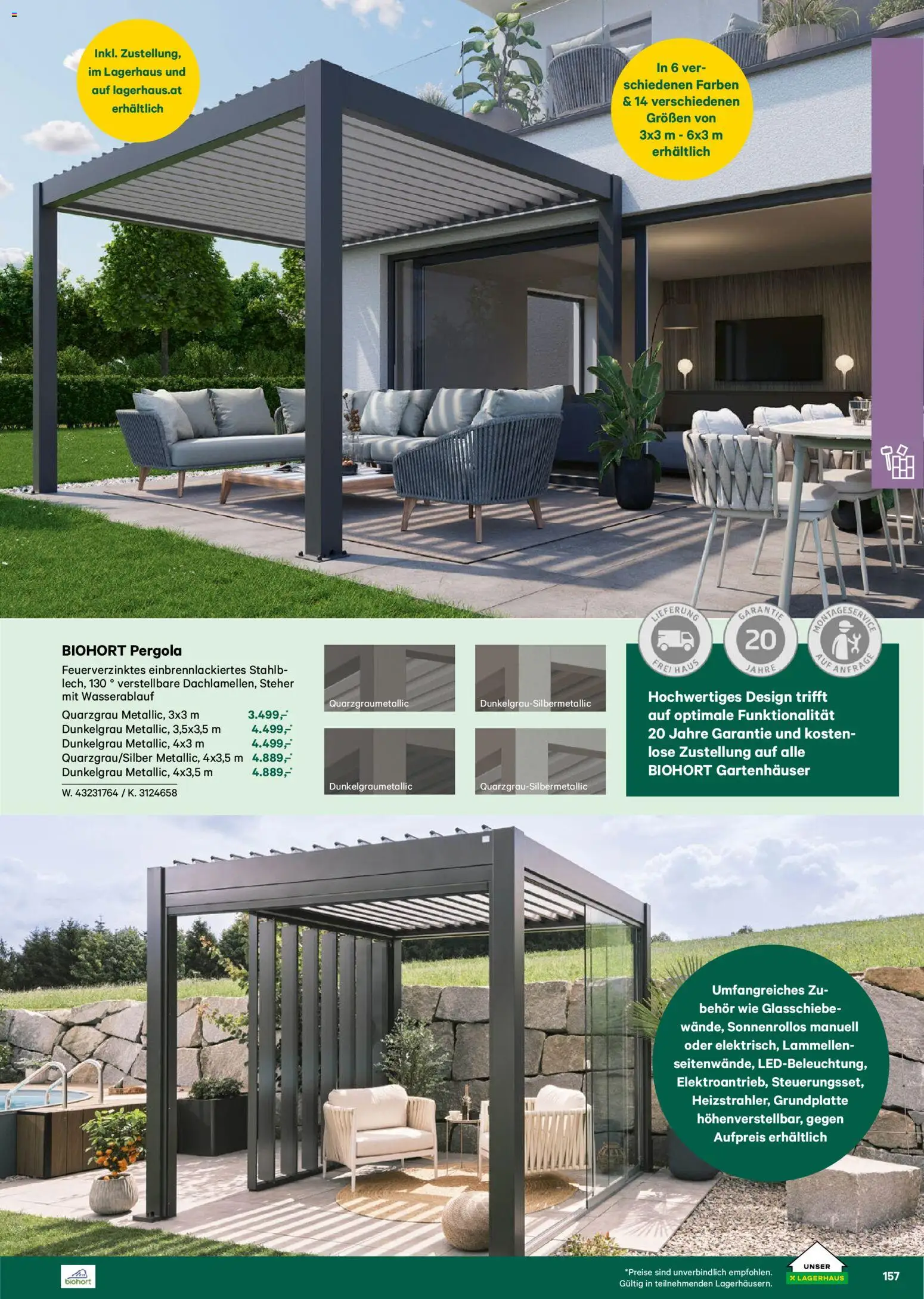 Lagerhaus  Garten und Freizeit Katalog 2026 - page 157- valid from 22.02.2026