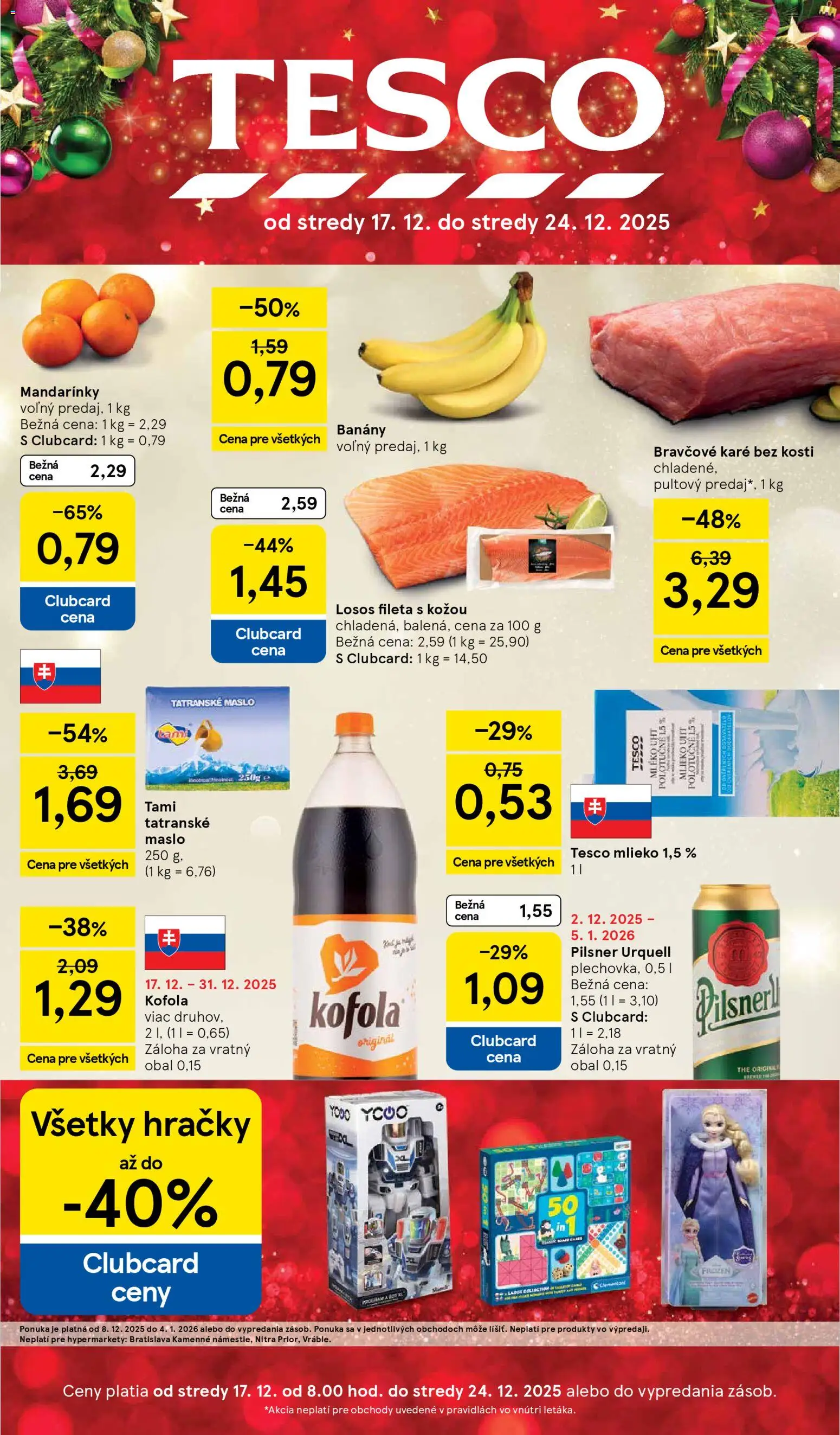Hypermarket - leták - strana 1- platný od 17.12.2025