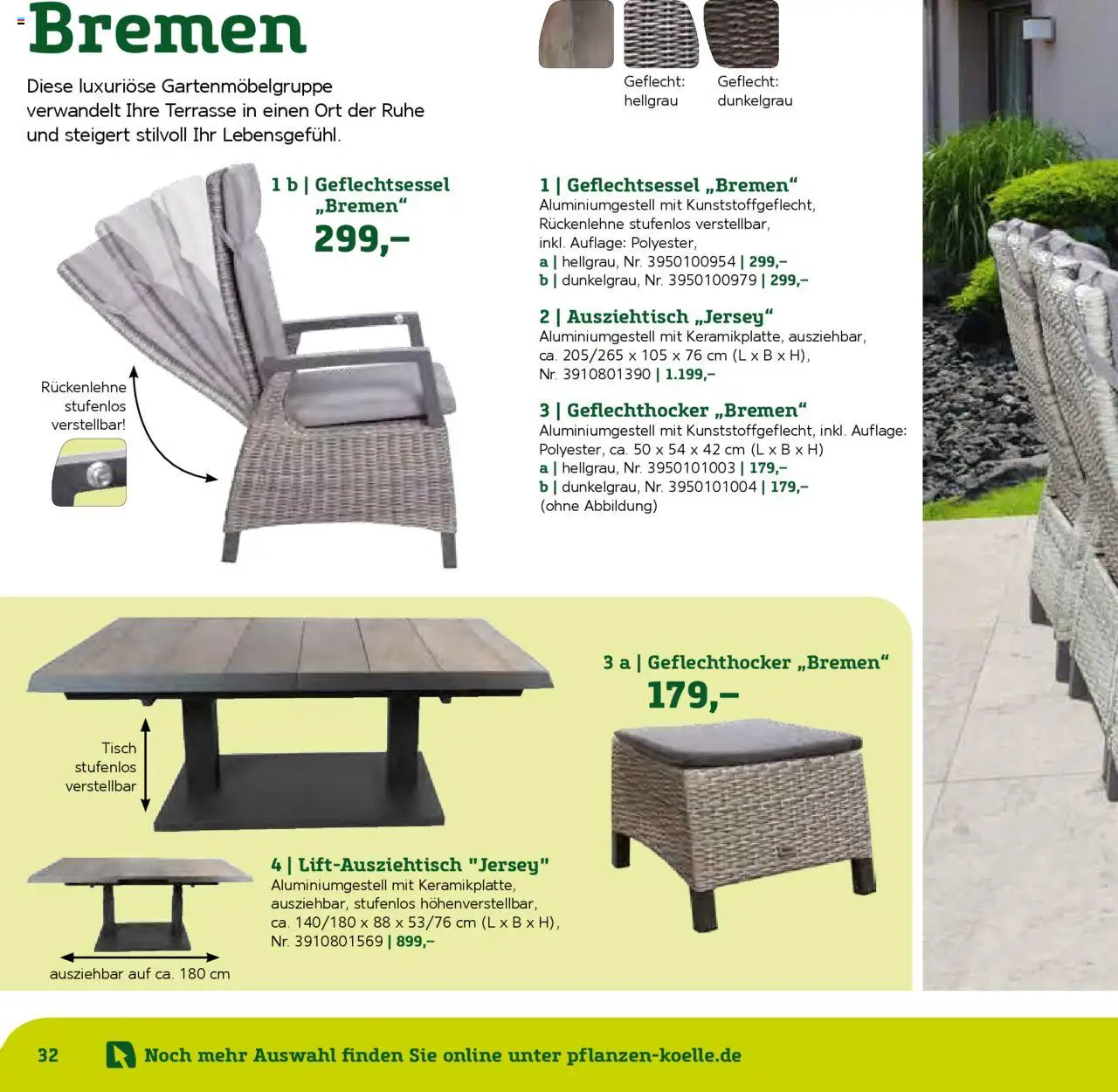 Pflanzen-Kölle Gartenmöbel Katalog 2025 - Seite 32 - gültig ab 22.01.2025