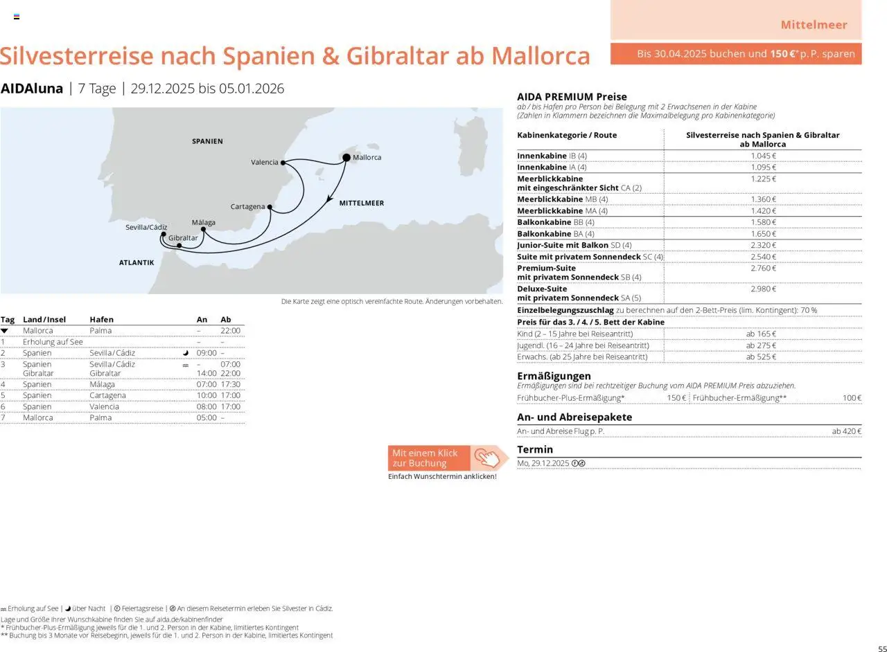 Aida Prospekt Winter 2025/26 - Seite 55 - gültig ab 01.10.2025