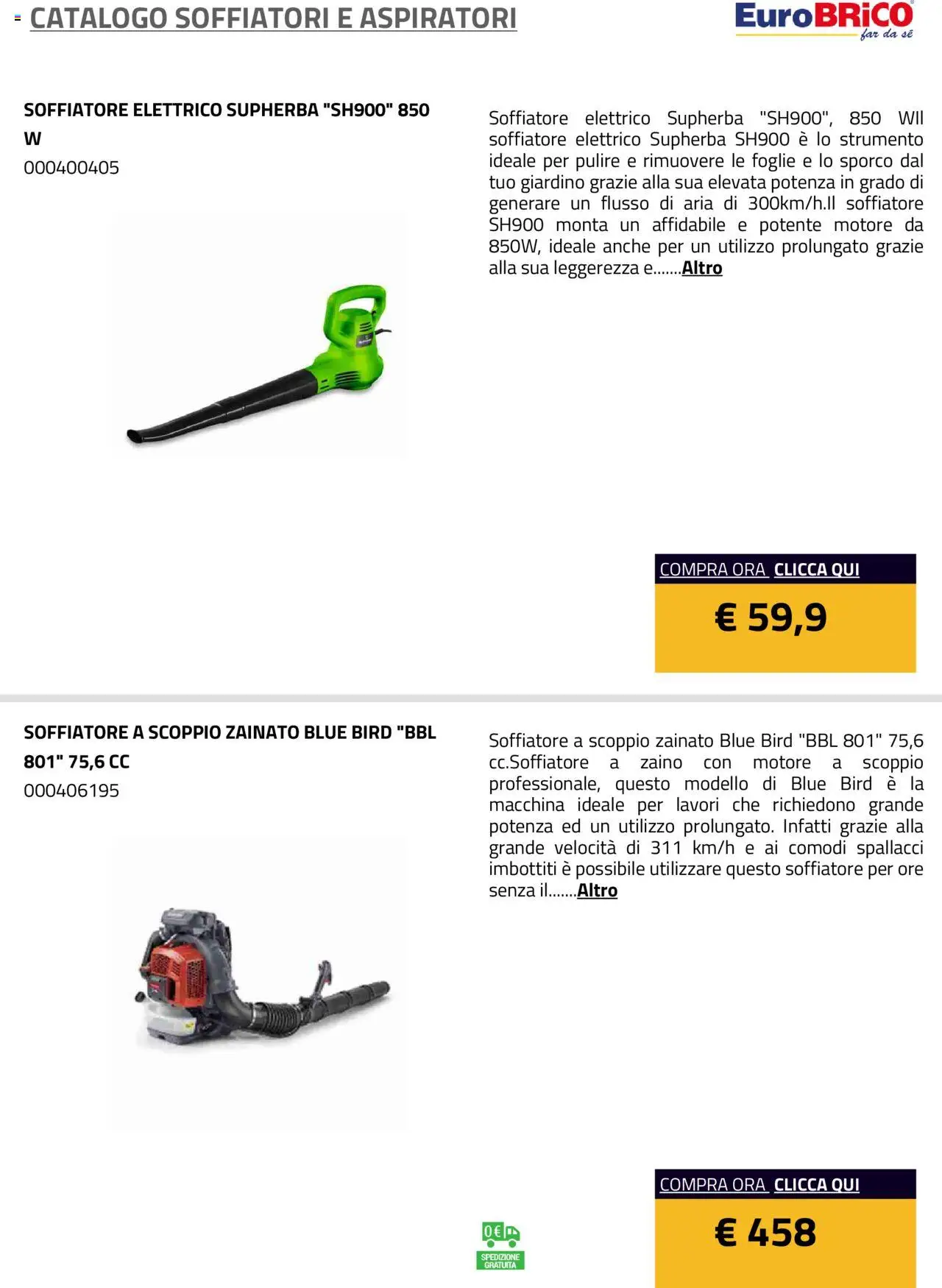 Eurobrico Soffiatori e Aspiratori catalogo - pagina 16 - valido dal 23/07/2025