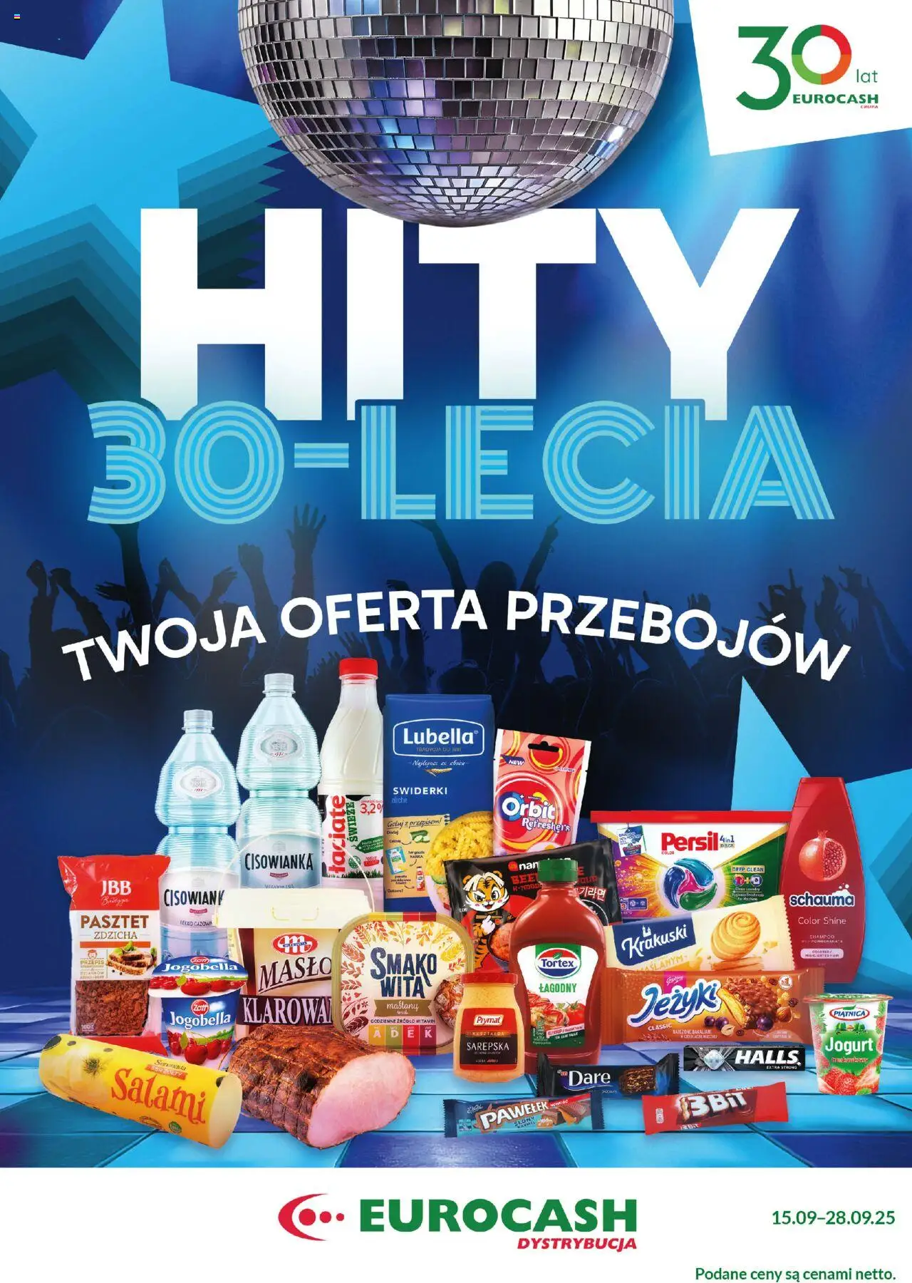 Eurocash Gazetka - Hity 30-lecia - strona 1- ważny od 15.09.2025