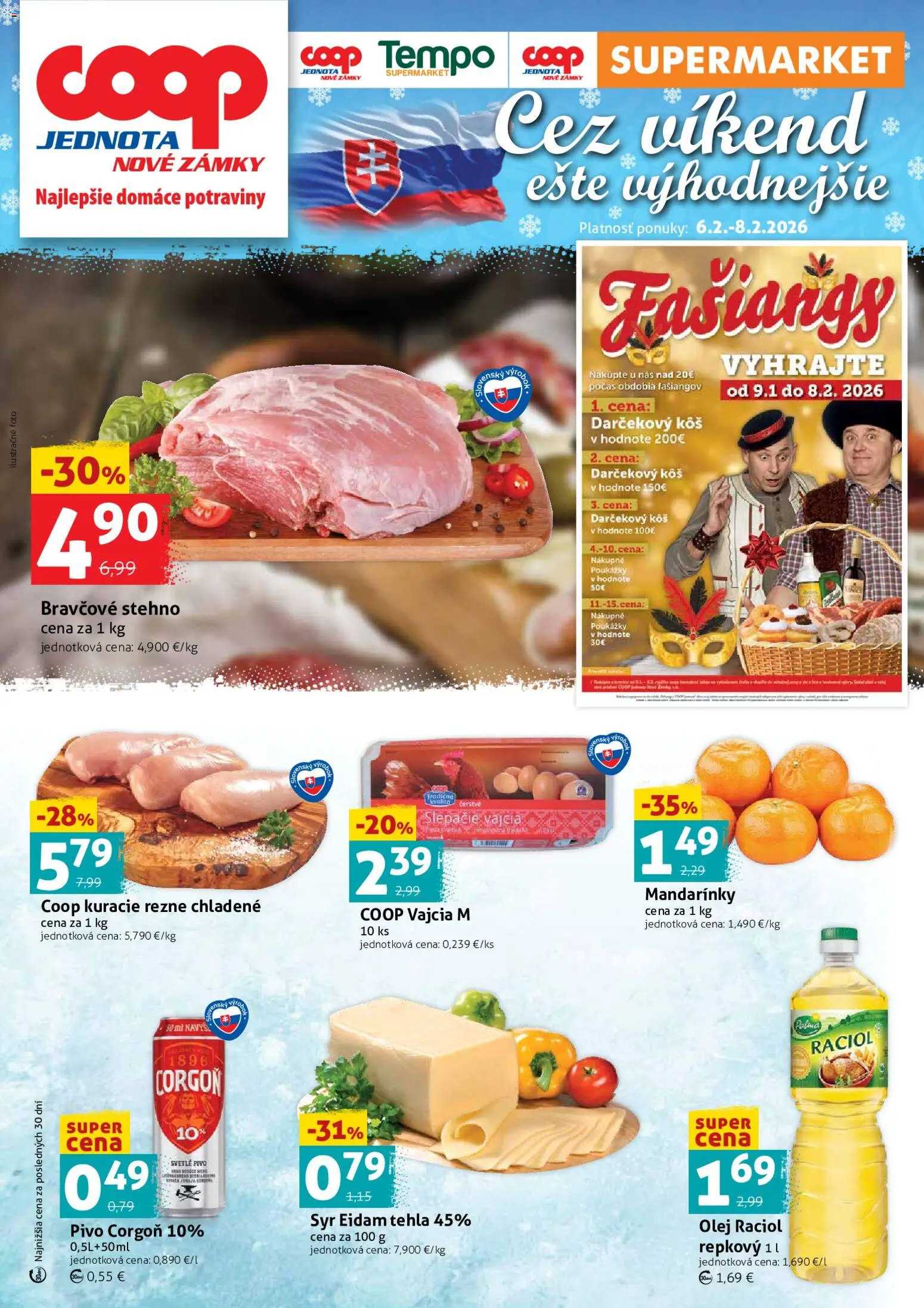 COOP Jednota cez víkend ešte výhodnejšie - strana 1- platný od 06.02.2026
