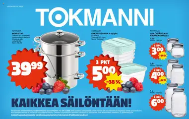 Esikatselu Tokmanni - Säilöntäliite voimassa alkaen 14/07/2025