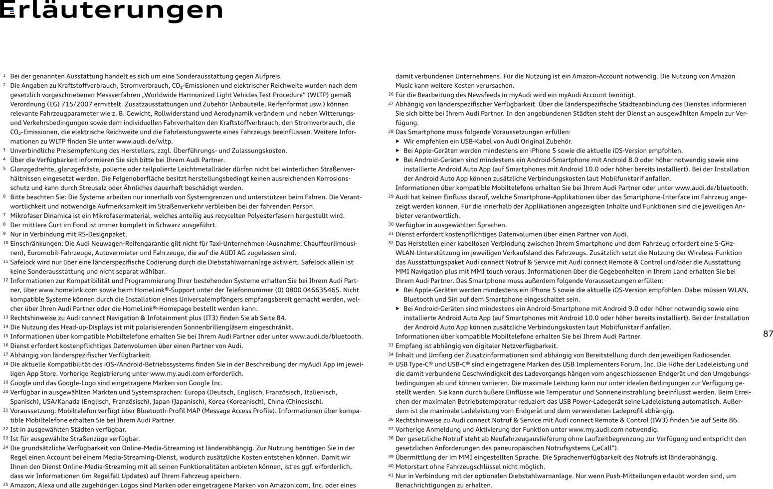 Audi RS 3 Sportback / RS 3 Limousine - Seite 87 - gültig ab 28.10.2025