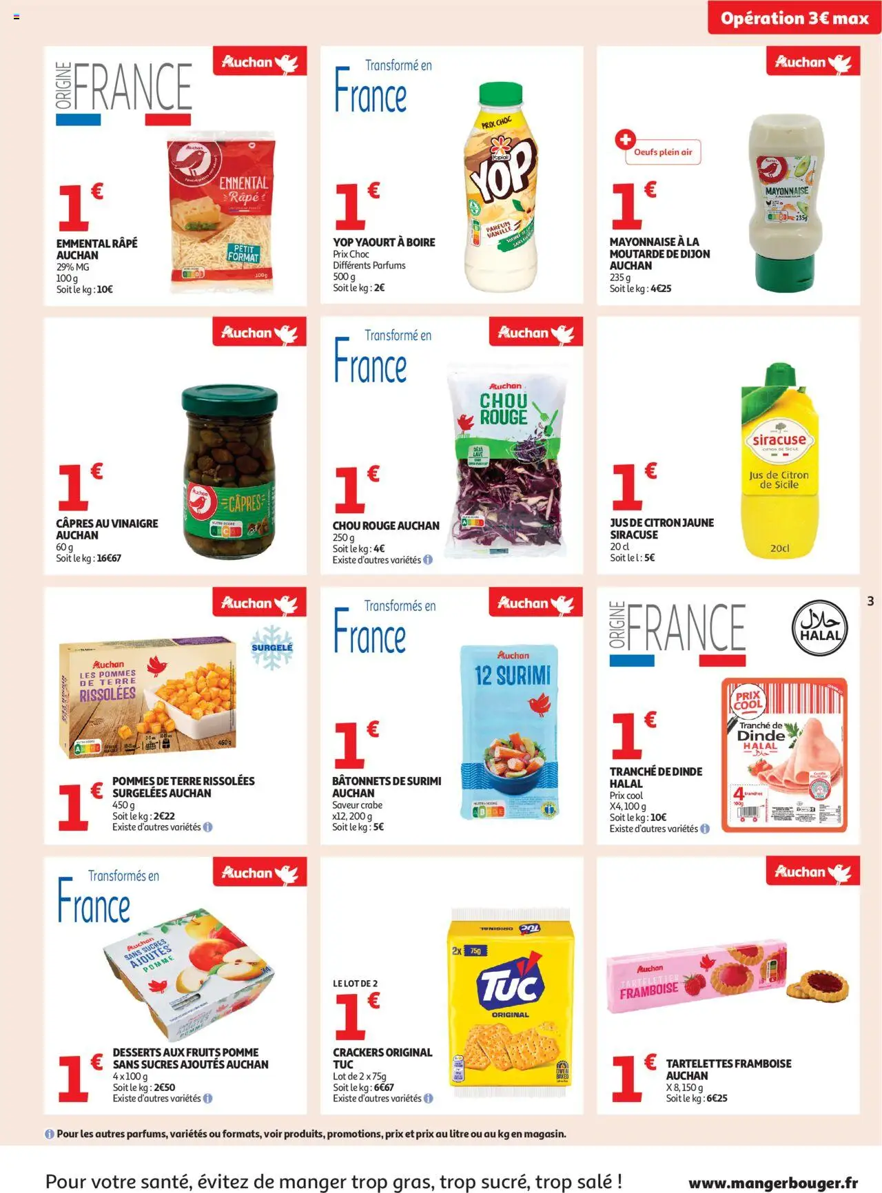 Auchan - C'est parti pour une année moins chère dans votre super - pagina 3- geldig vanaf 16/07/2025