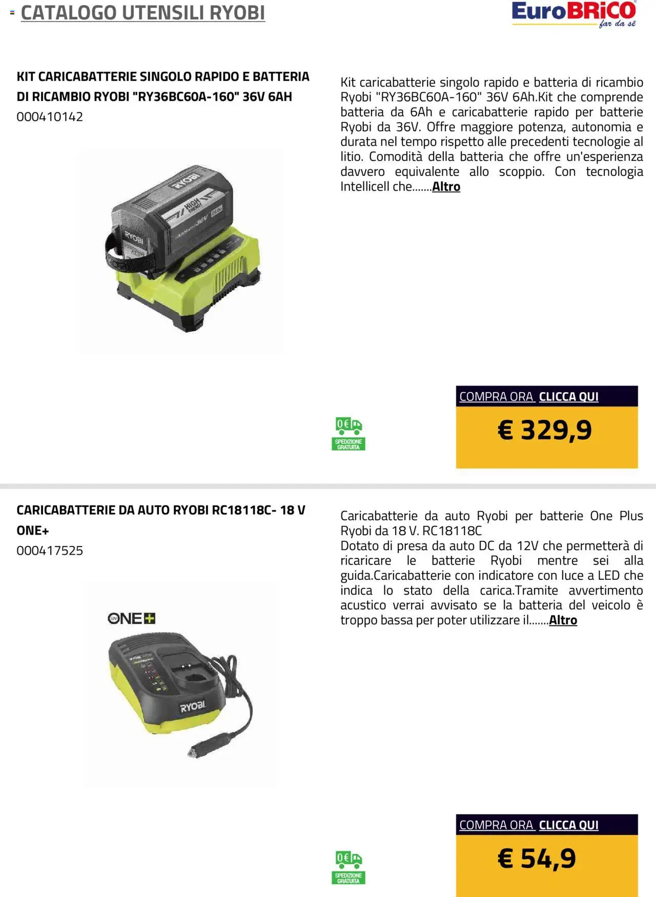 Eurobrico Utensili Ryobi catalogo - pagina 64 - valido dal 23/07/2025
