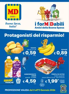 Anteprima Volantino MD Discount	 valida dal 03/01/2026