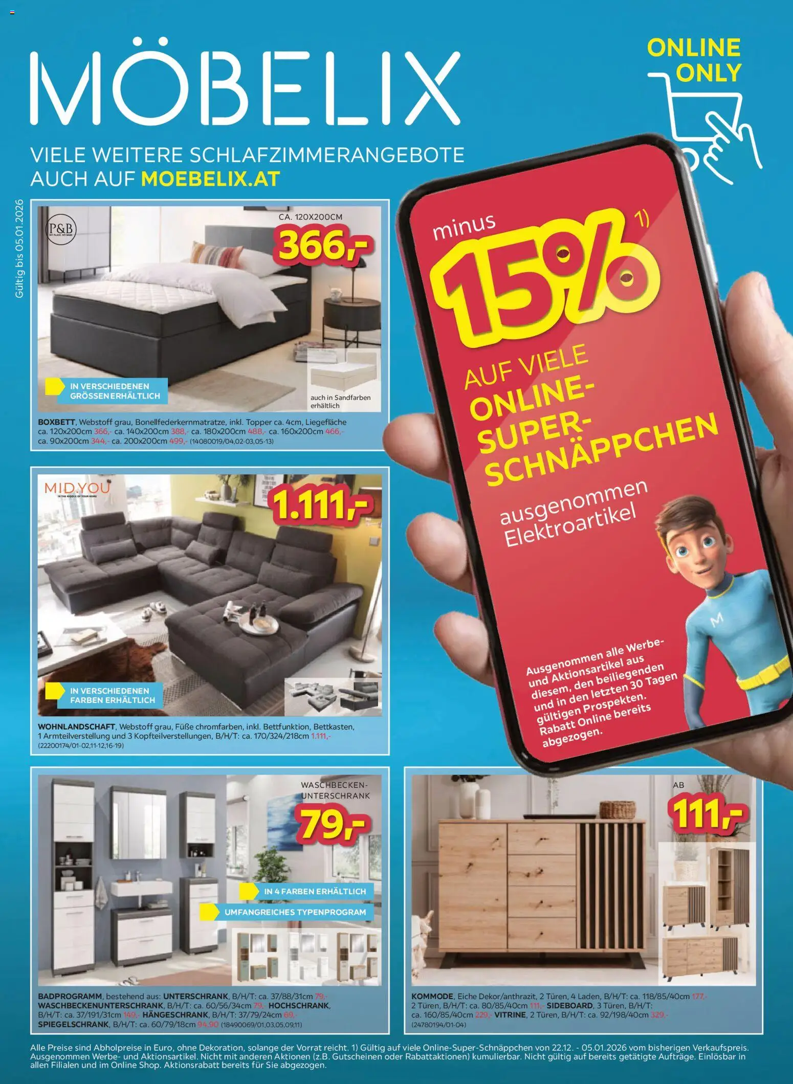 Möbelix Bestpreisnews - Seite 1- gültig ab 22.12.2025