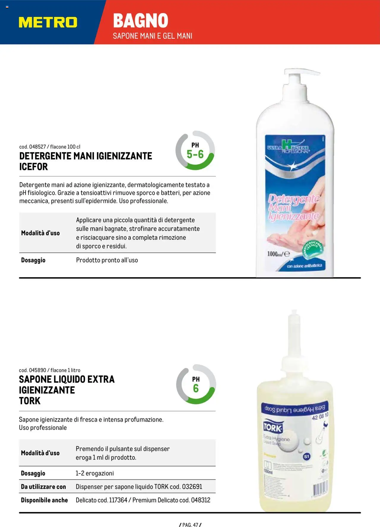 Metro Detergenza Professionale catalogo - pagina 47 - valido dal 11/09/2025