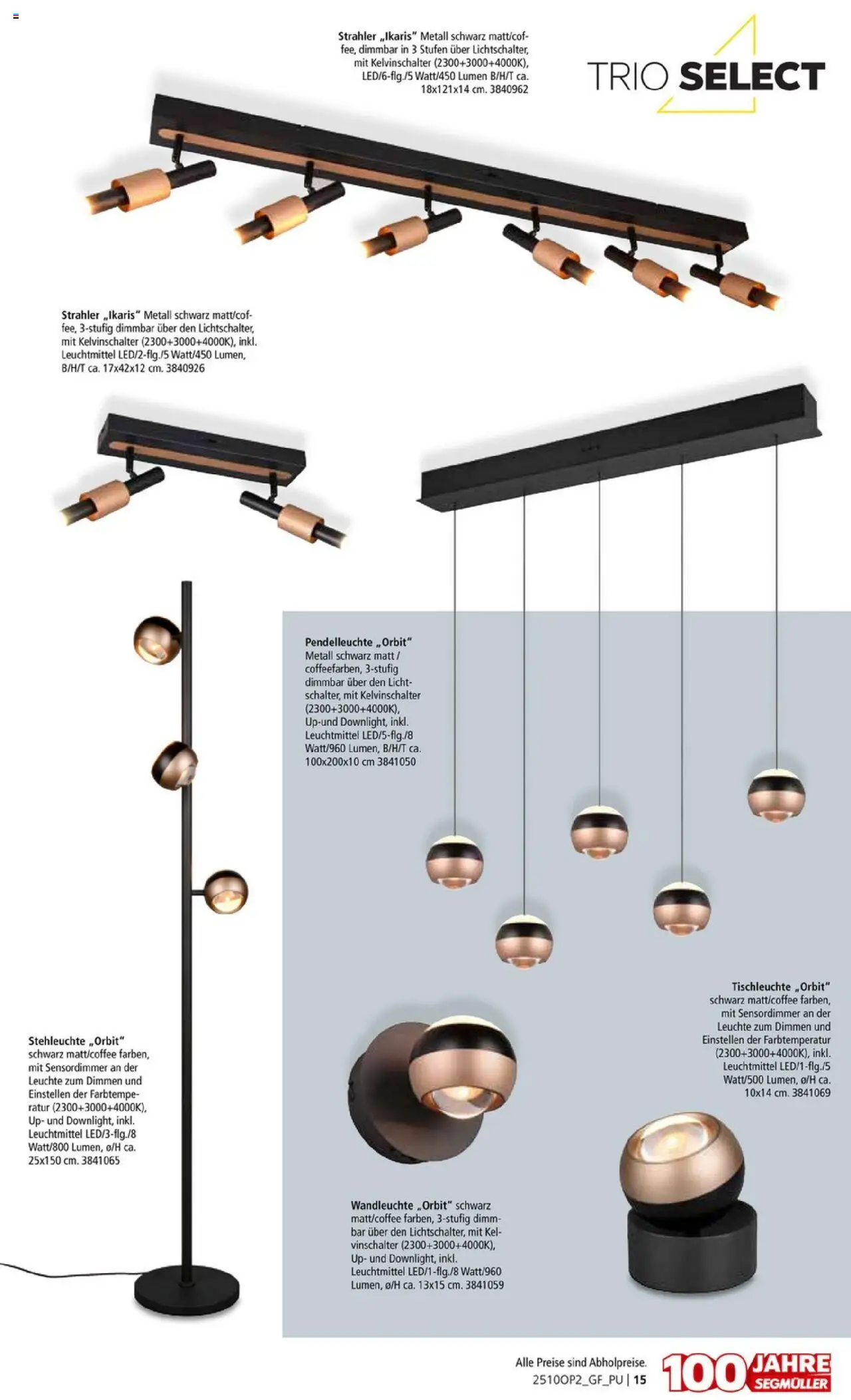 Segmüller Leuchten Spezial - Seite 15 - gültig ab 29.09.2025