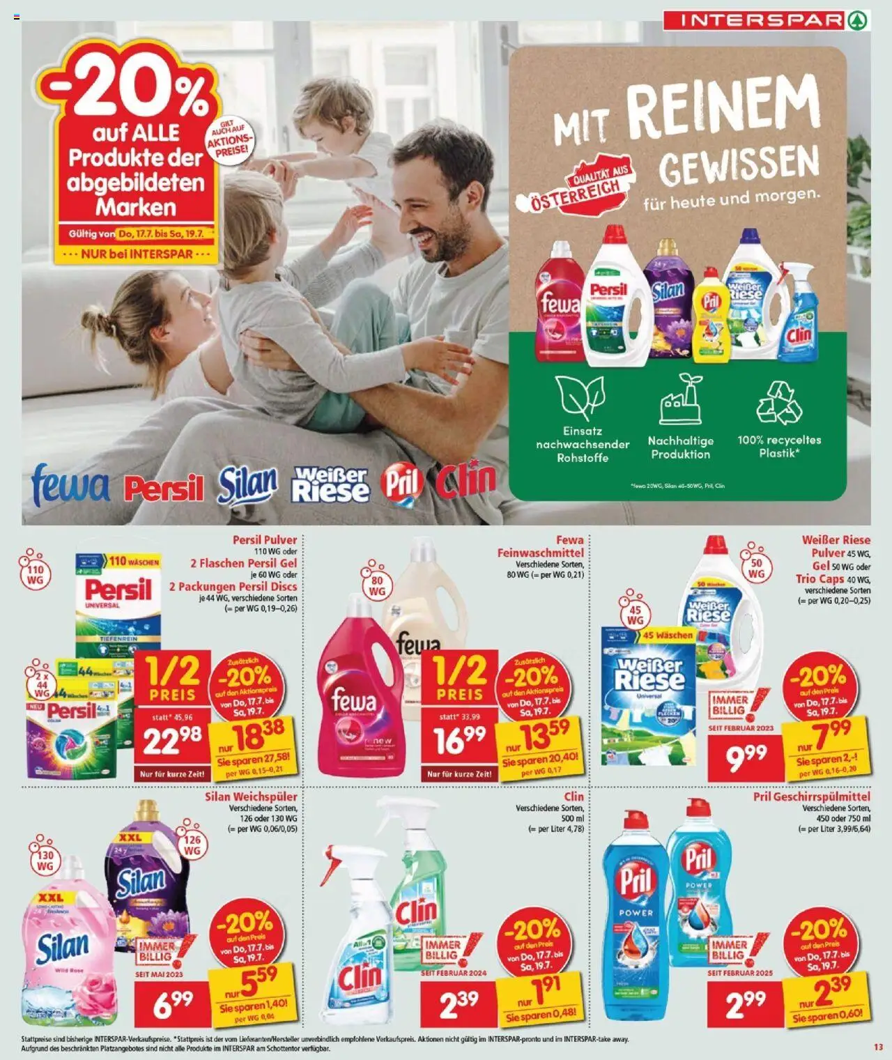Interspar Flugblatt - Burgenland  - Seite 13- gültig ab 15.07.2025