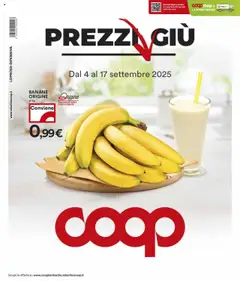 Anteprima Volantino COOP	 valida dal 04/09/2025