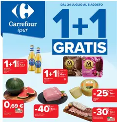 Anteprima Volantino Carrefour	 valida dal 24/07/2025