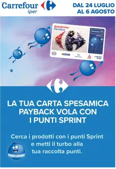 Anteprima Carrefour Iper Punti Sprint Payback catalogo valida dal 24/07/2025
