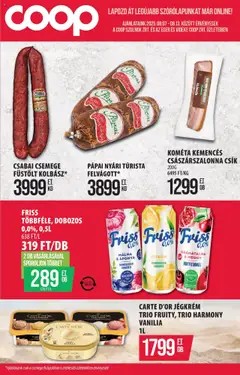 Előnézet COOP Szolnok Akciós újság érvényes 2025.08.07.-tól