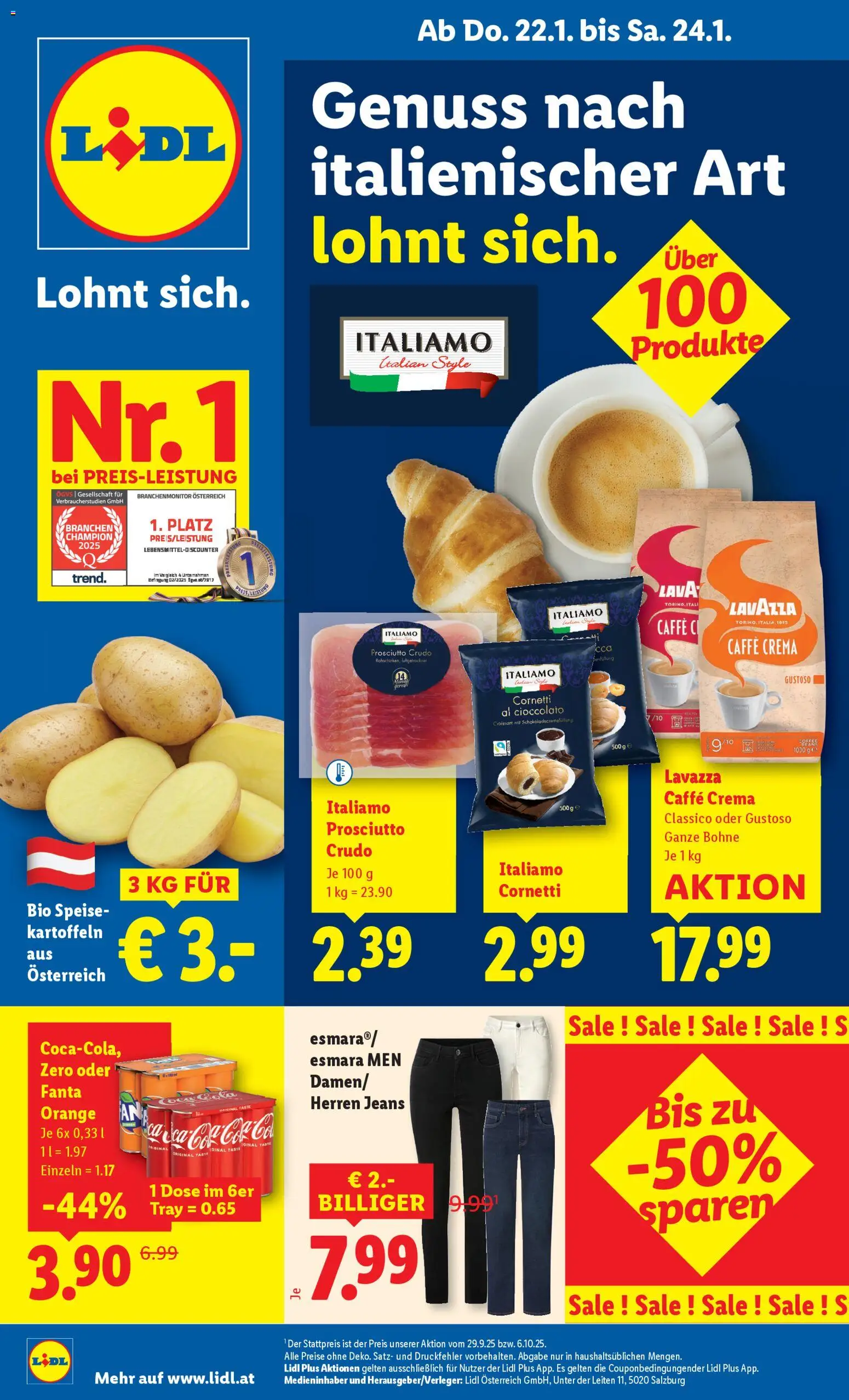 Lidl Flugblatt - Seite 1- gültig ab 22.01.2026