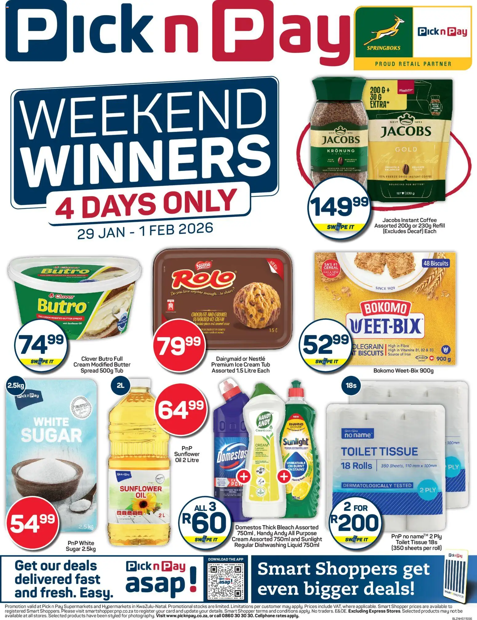 Pick n Pay - Weekend Specials - page 1- valid from 29/01/2026