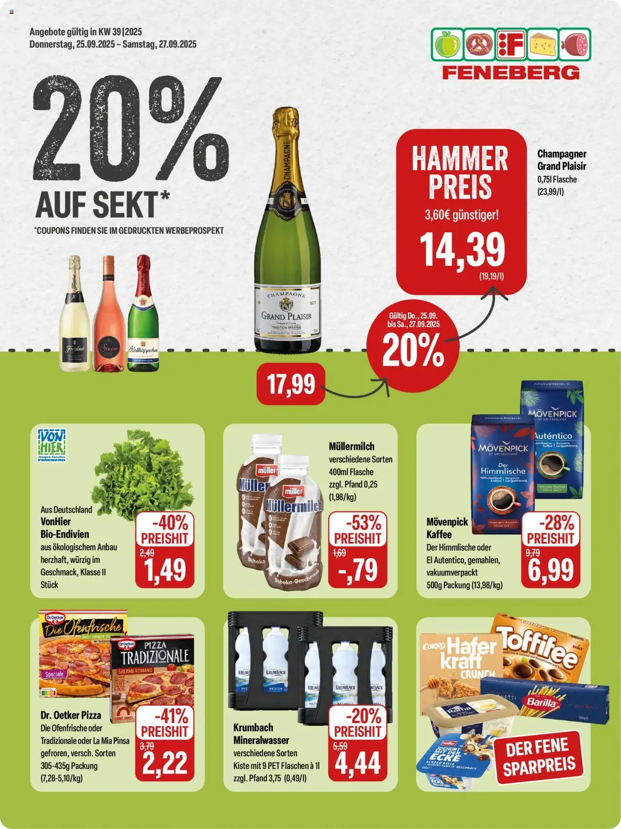 Feneberg Angebote - Seite 1 - gültig ab 25.09.2025