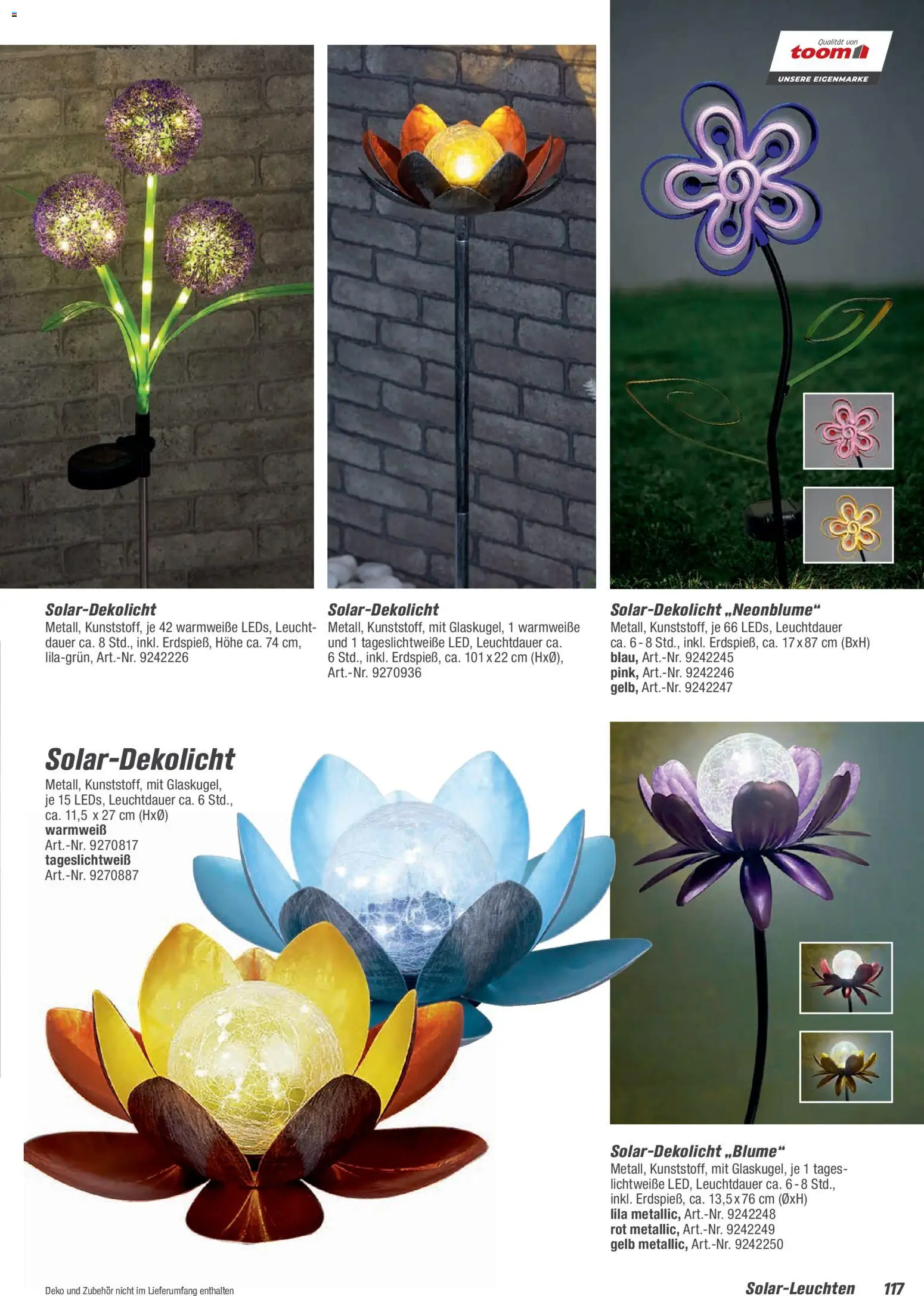 Toom Baumarkt  Gartenmöbel & Solar-Leuchten 2026 - Seite 117 - gültig ab 01.01.2026