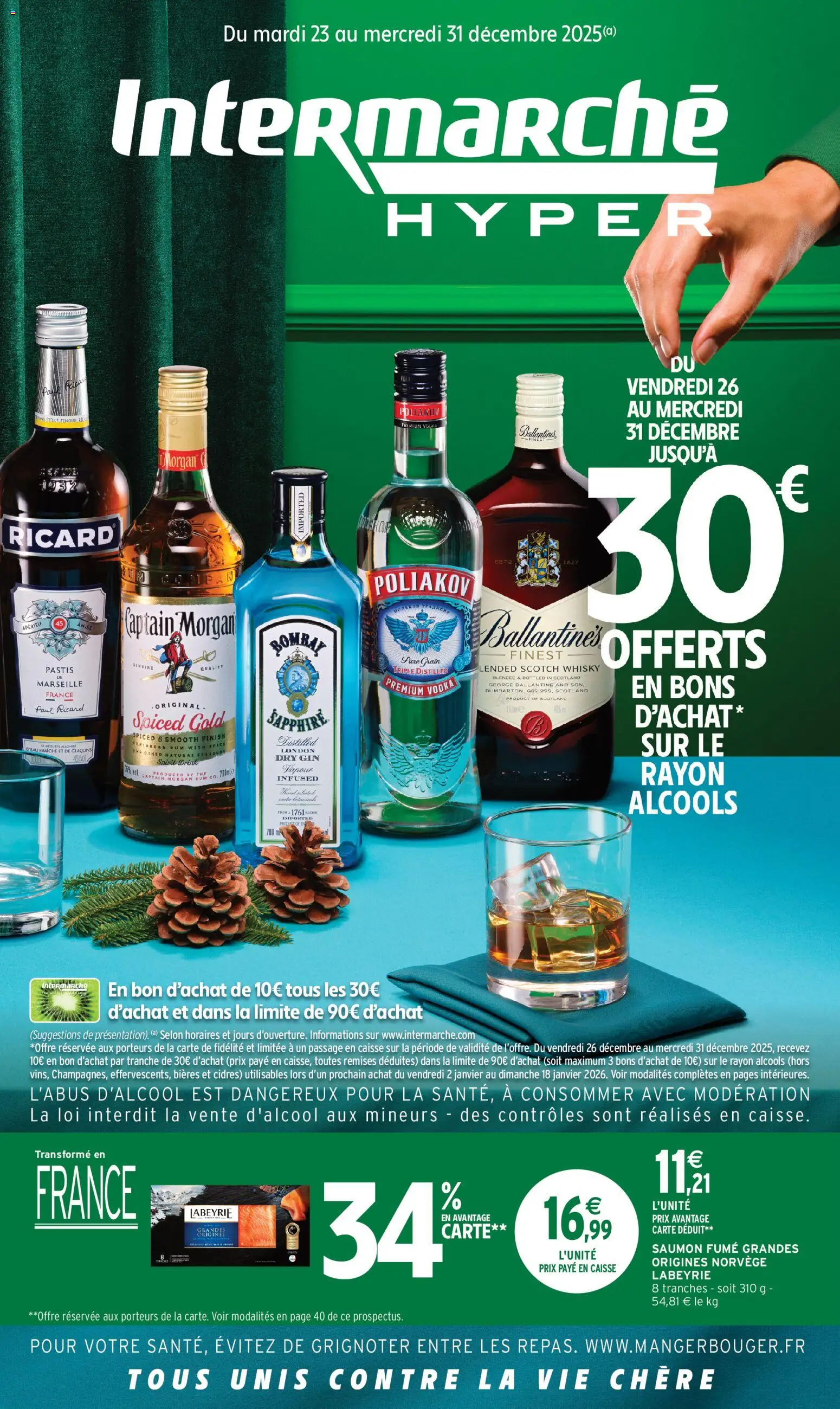 Intermarché catalogue semaine 52 - page 1 - valable à partir du 23/12/2025