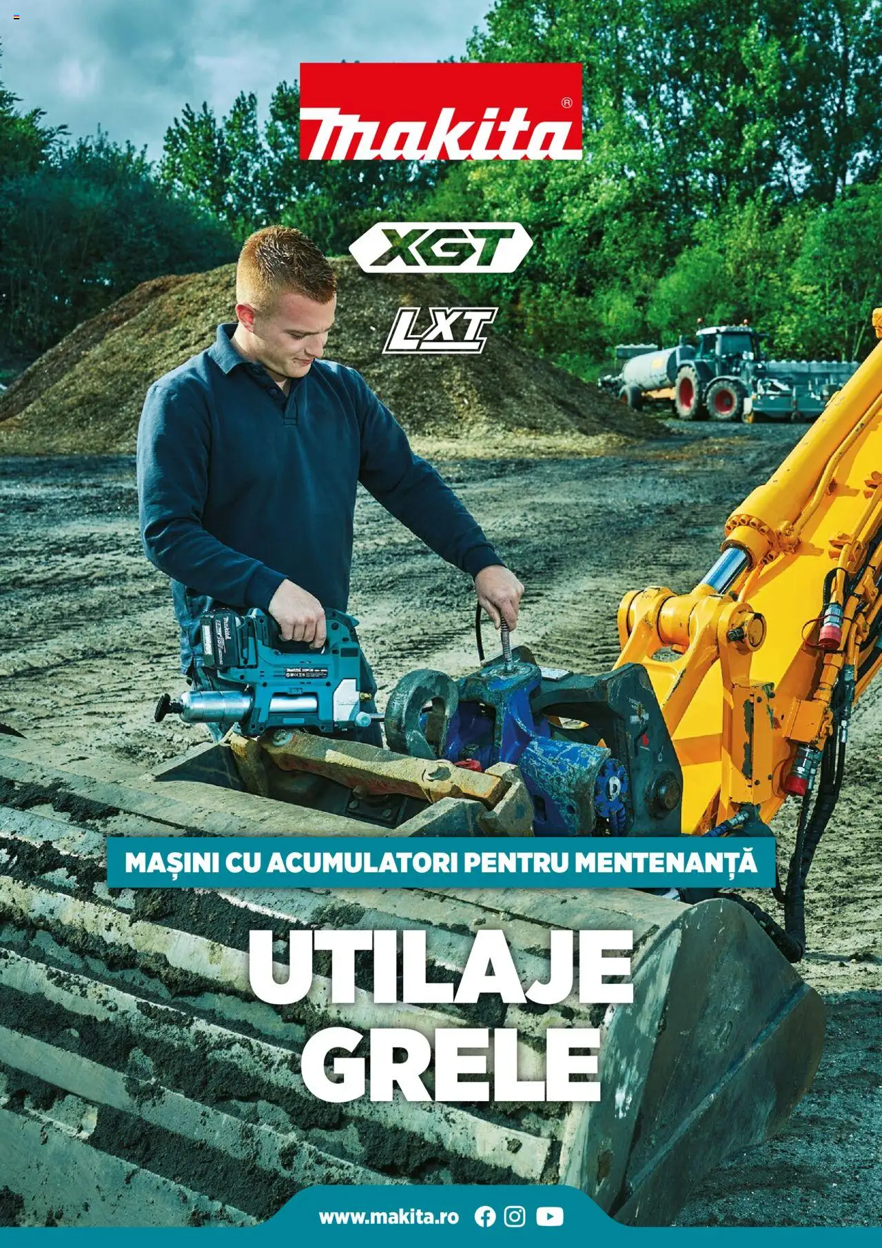Makita catalog - Broșură Mașini cu acumulatori pentru mentenanță utilaje grele - pagina 1- valabil de la 01.09.2023