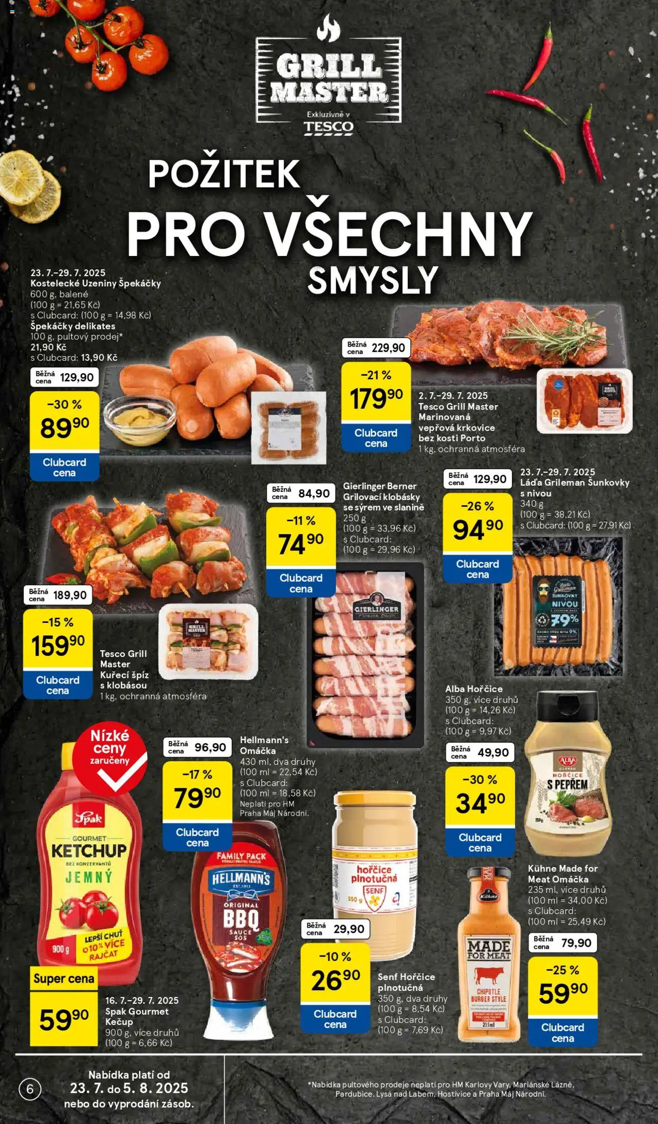 Tesco leták - Hypermarket - strana 6- platný od 23.07.2025