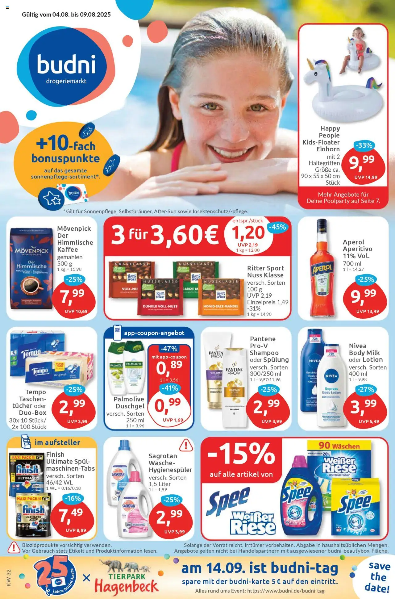 Budni Prospekt 	 - Seite 1 - gültig ab 04.08.2025