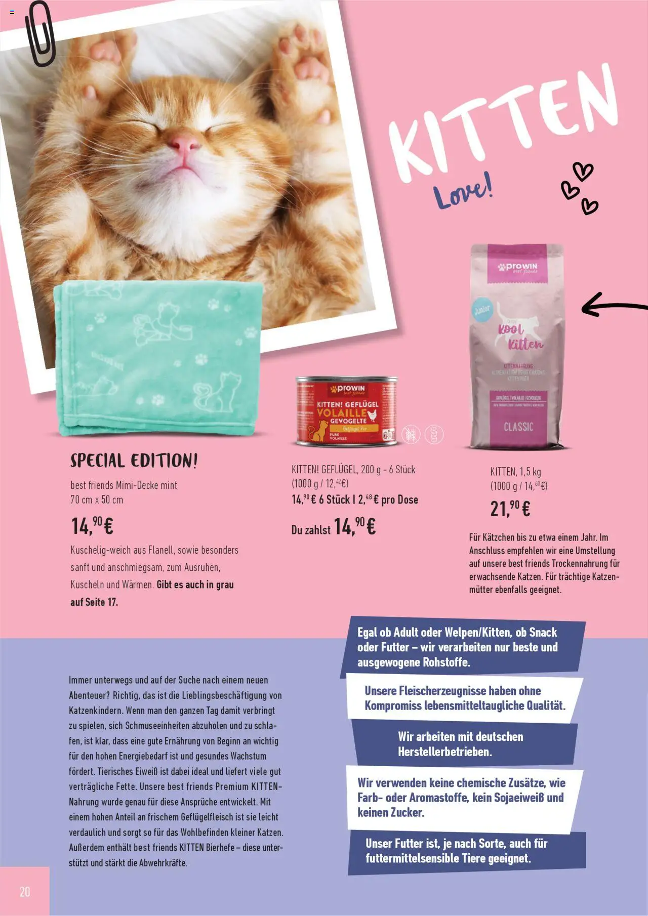 Katalog ProWin Best Friends Juli 2025/Juni 2026 - Seite 20 - gültig ab 01.07.2025