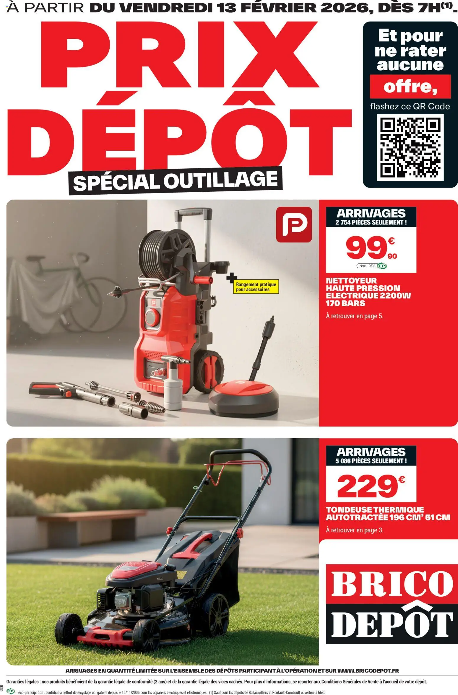 Brico Dépôt catalogue - page 1 - valable à partir du 13/02/2026