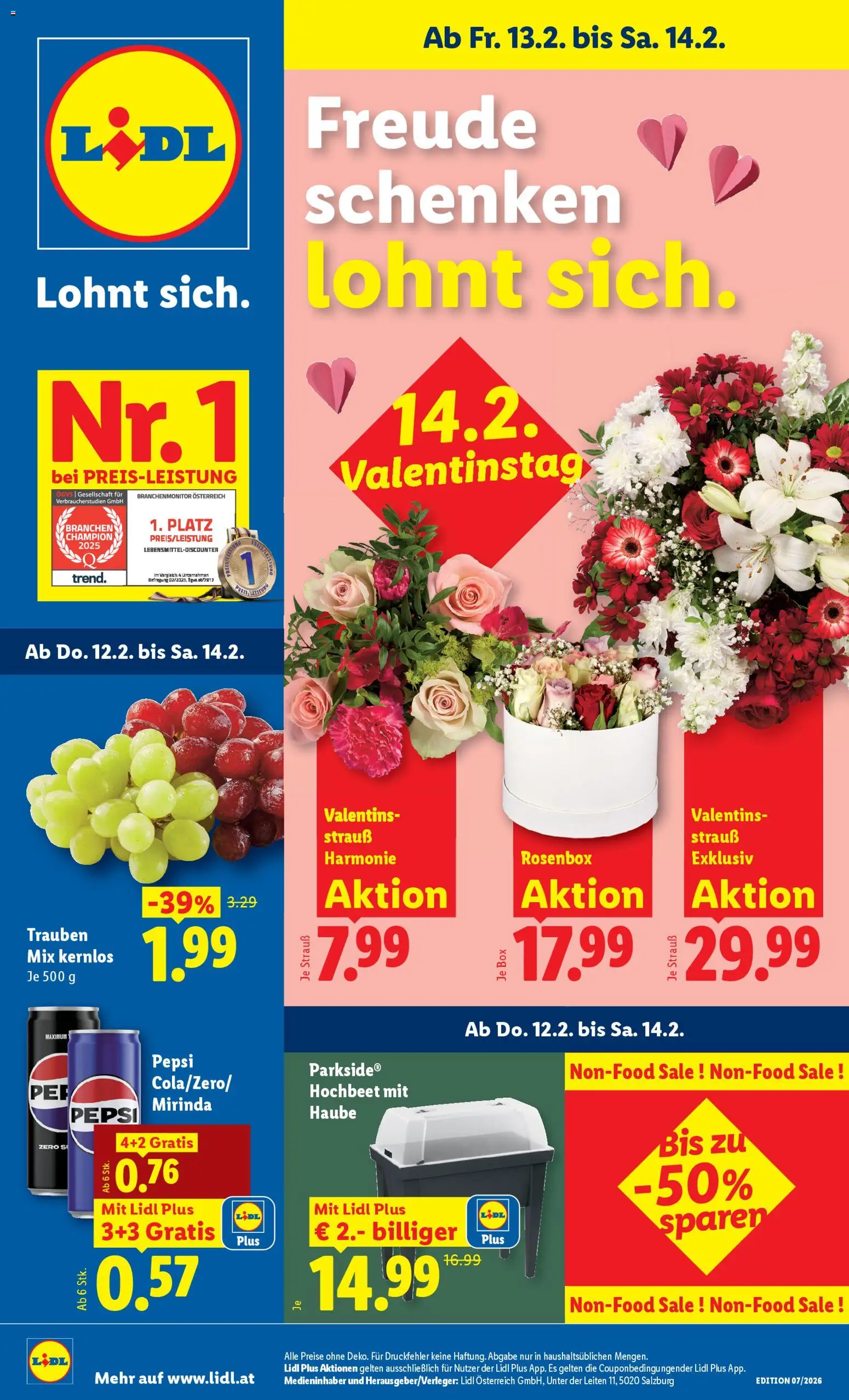 Lidl Flugblatt - Seite 1- gültig ab 13.02.2026