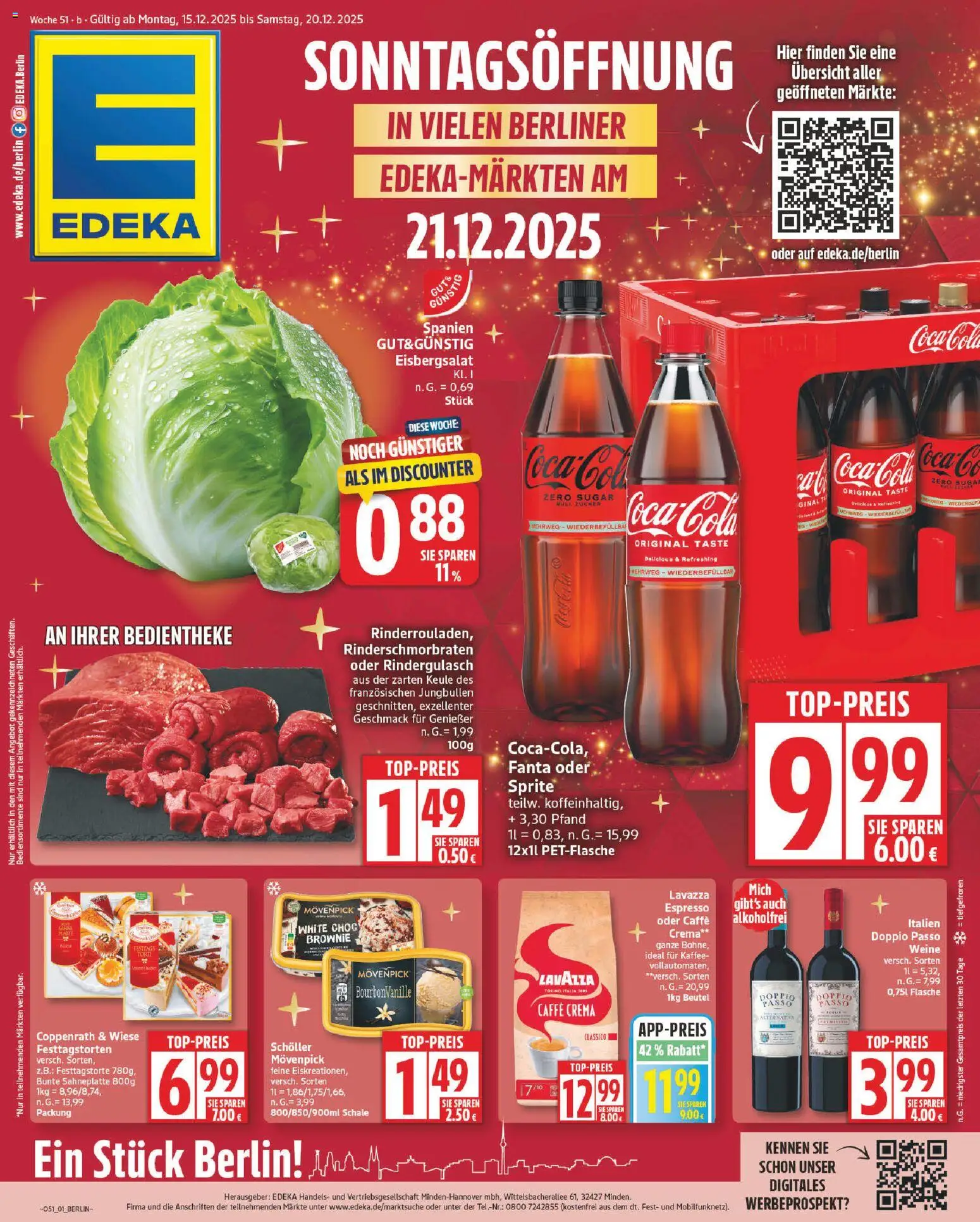 Edeka Prospekt 	 - Seite 1 - gültig ab 15.12.2025