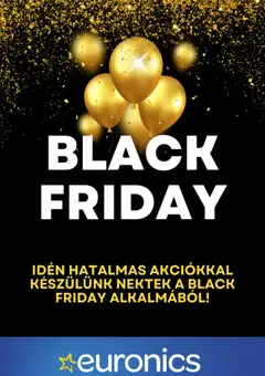 Előnézet Euronics Black Friday értesítés érvényes 2025.10.21.-tól